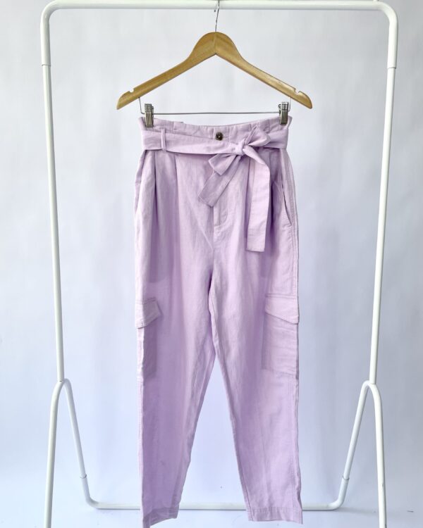 Calça algodão lilás cargo SHOULDER - 38 - VENDIDO SISTEMA OTO