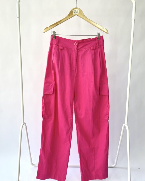 Calça rosa algodão - P - VENDIDO SISTEMA OTO