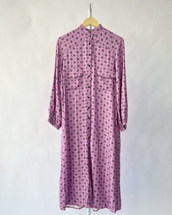 Chemise lilás com estampa SACADA - 40 - VENDIDO SISTEMA OTO