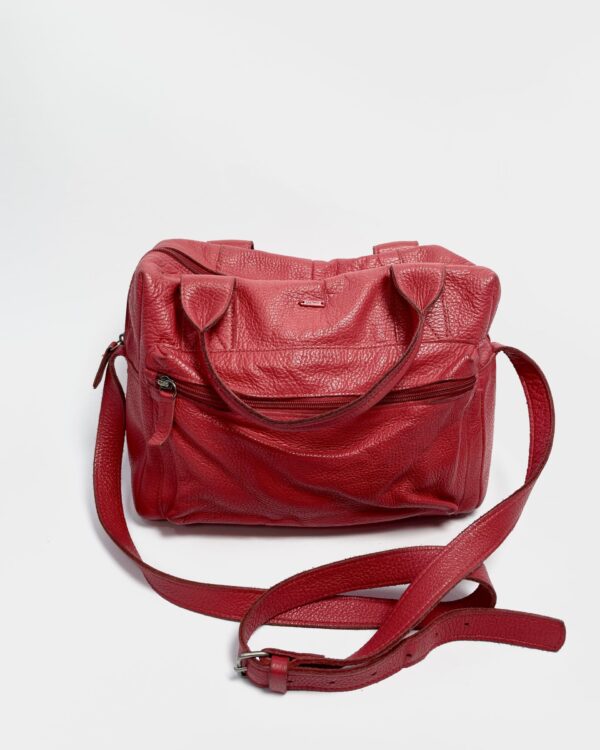 Bolsa vermelha couro VIA MIA - VENDIDO SISTEMA OTO