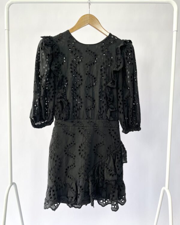 Vestido curto preto de laise AGILITA - 36 - VENDIDO SISTEMA OTO