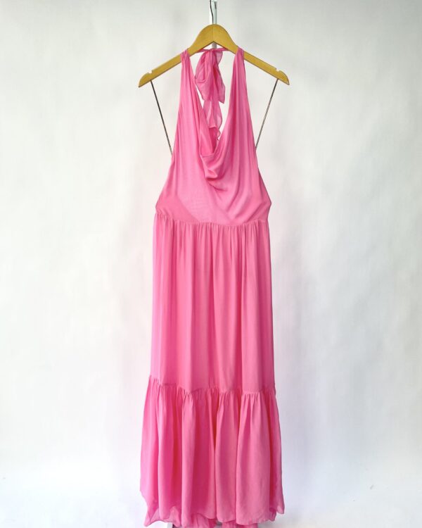 Vestido rosa frente única NV - P *nunca usado* - vendido sistema oto