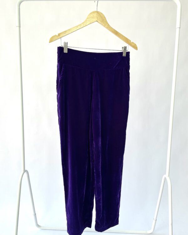 Calça roxa veludo MIXED - 36 - VENDIDO SISTEMA OTTO