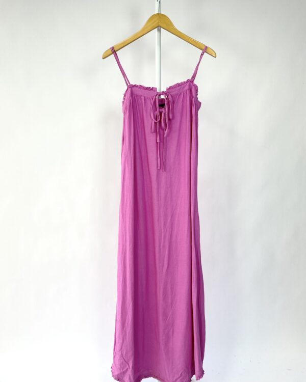 Vestido com amarrações lilás MARIA FILÓ - PP - VENDIDO SISTEMA OTO