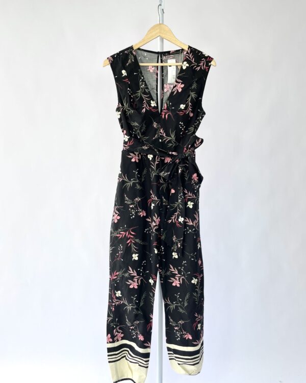 Macacão azul marinho com estampa MARIA FILÓ - P - VENDIDO SISTEMA OTO