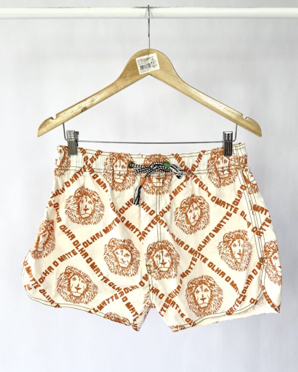 Short branco com estampa larnaja FARM - G - VENDIDO SISTEMA OTO
