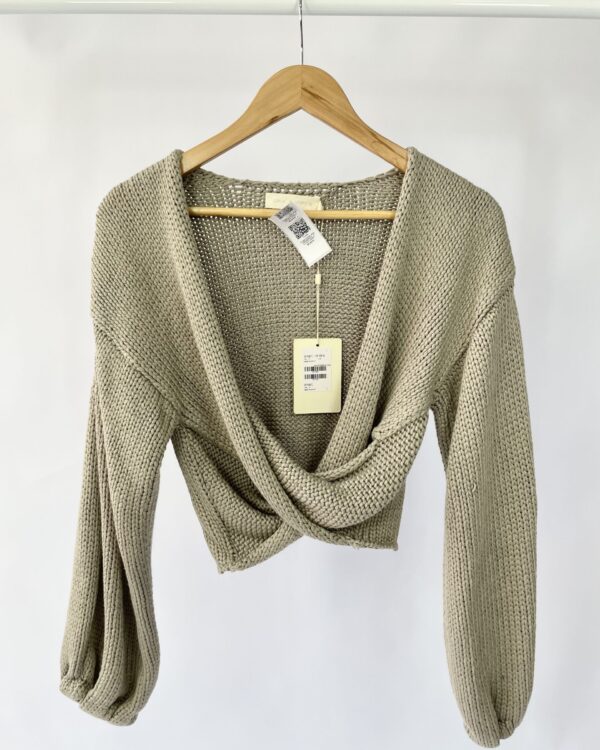 Croped crochet verde CRIS BARROS - P *NUNCA USADO*