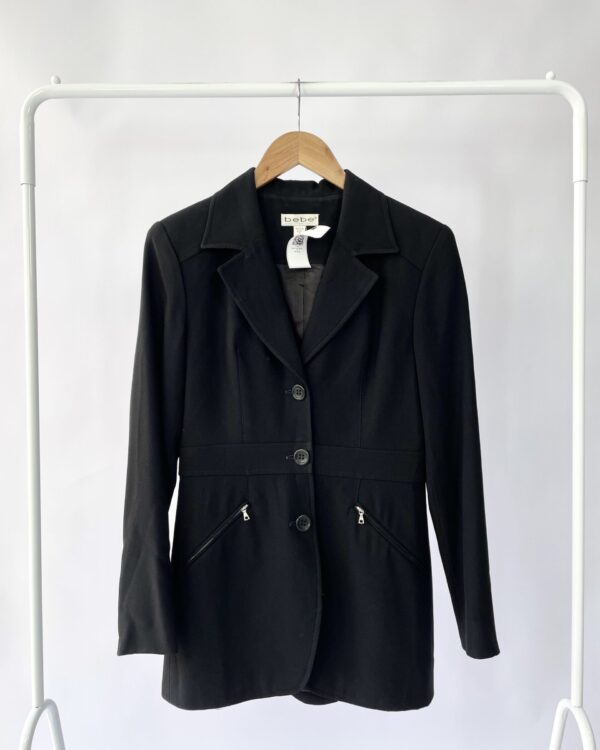 Blazer preto BEBE - 36 - VENDIDO SISTEMA OTO