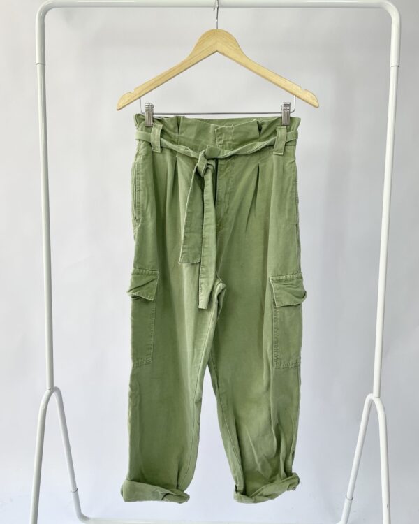 Calça clochard verde ZARA  - P - VENDIDO SISTEMA OTO
