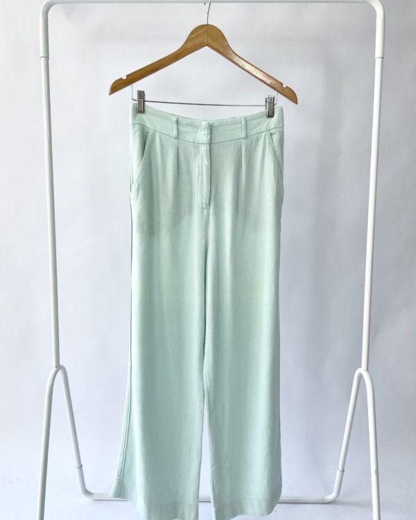 Pantalona azul claro CRIS BARROS - 38 - VENDIDO SISTEMA OTO