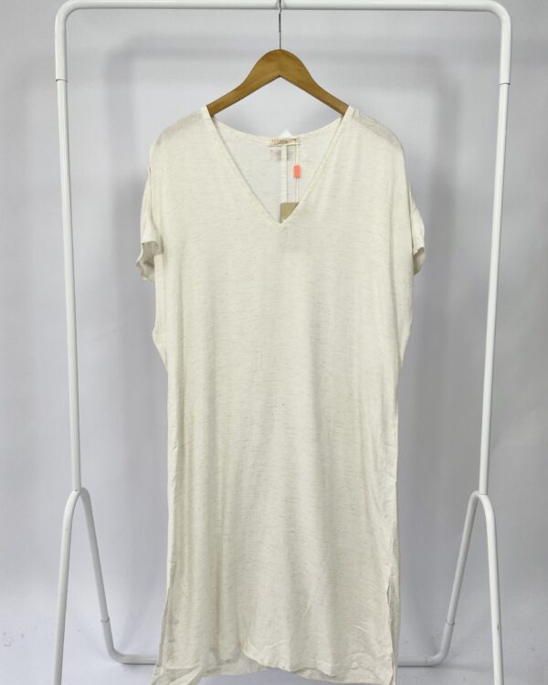 Vestido midi linho off SALINAS - P *nunca usado*