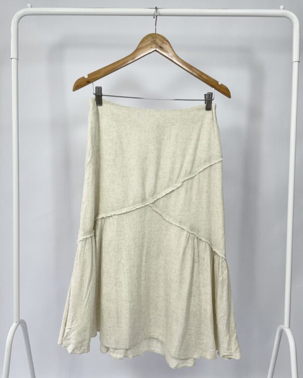 Saia linho com detalhe TIDSY - 38 - VENDIDO SISTEMA OTO