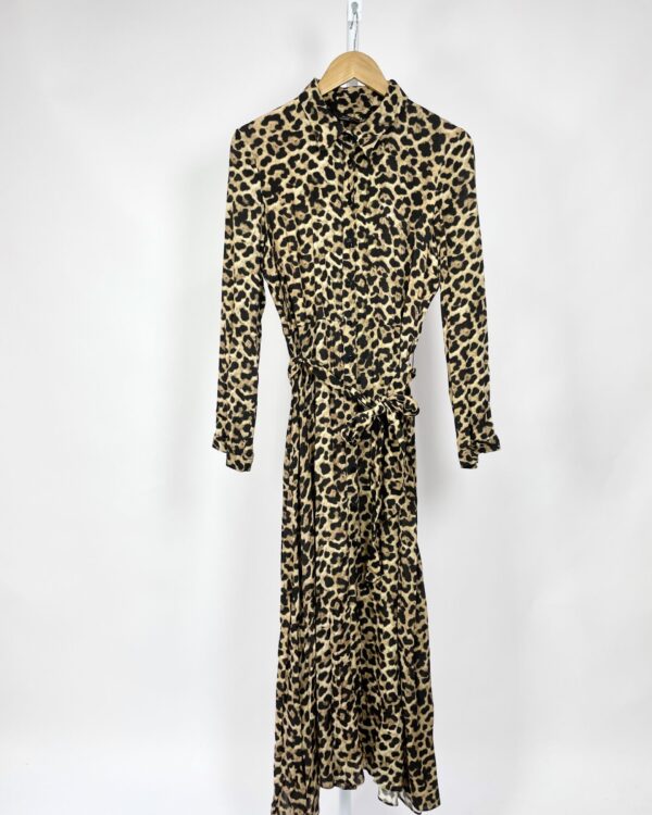 Vestido estampa faixa ZARA - P - VENDIDO SISTEMA OTO