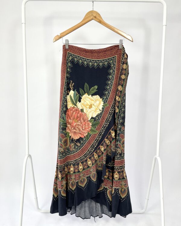 Saia transpassada com estampa FARM - M - VENDIDO SISTEMA OTO