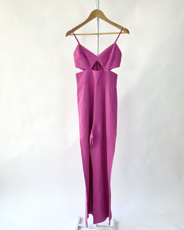 Macacao rosa recortes VIX - 38 - VENDIDO SISTEMA OTO