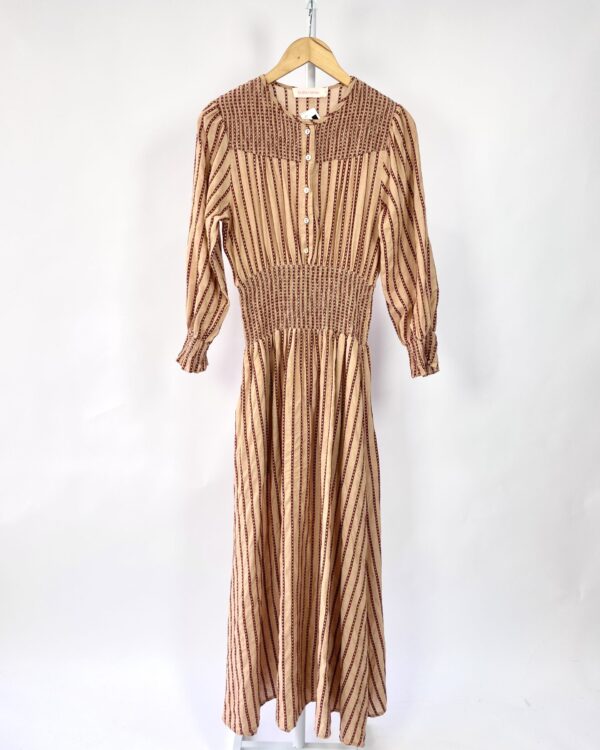 Vestido marrom com detalhes ELIZA CONDE - PP