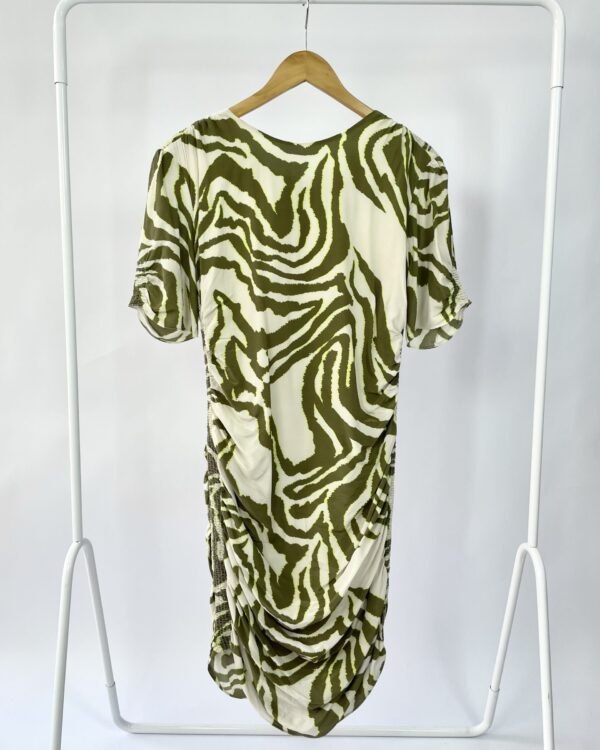 Vestido curto estamp seda ANIMALE - 42 - VENDIDO SISTEMA OTTO