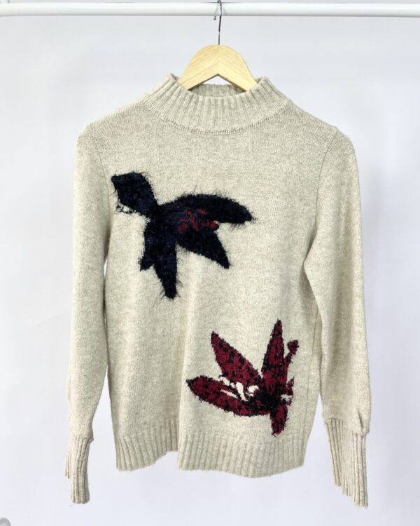 Cardigan off com bordados MARIA FILÓ - P - VENDIDO SISTEMA OTO