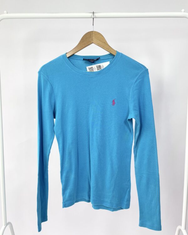 Suéter azul tricot RALPH LAUREN - M - VENDIDO SISTEMA OTO