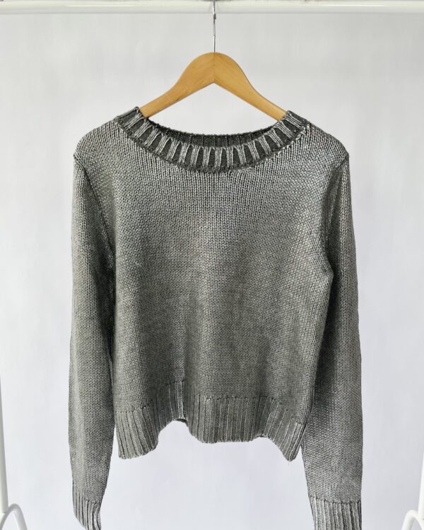 Tricot cinza REVERSA - P