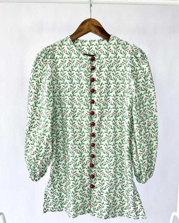 Bata branca com bordados MIXED - P - VENDIDO SIST OTO