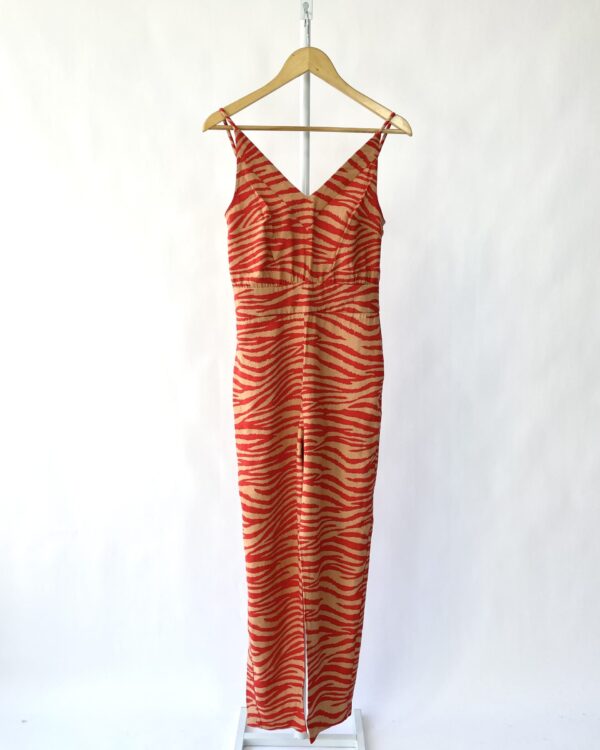 Macacão bege com estamp vermelha MARIA FILO - P - VENDIDO SISTEMA OTO