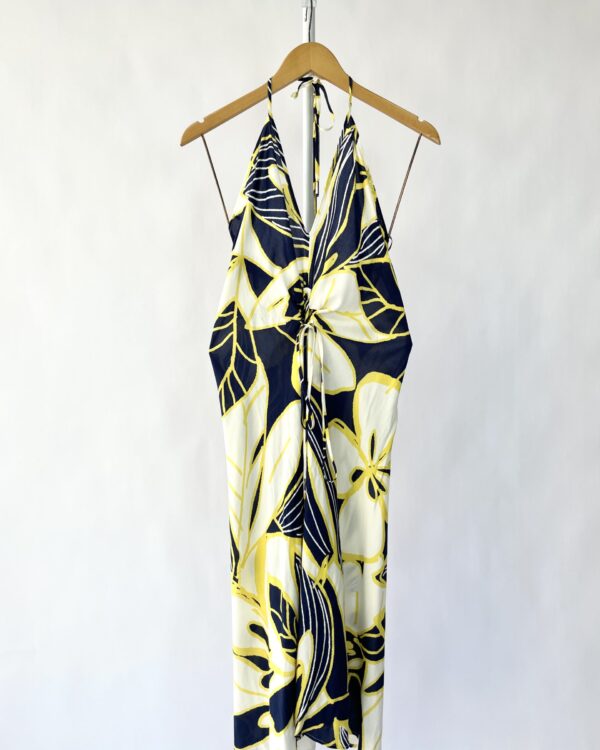 Vestido midi branco com estamp ANIMALE - 36 - VENDIDO SISTEMA OTO