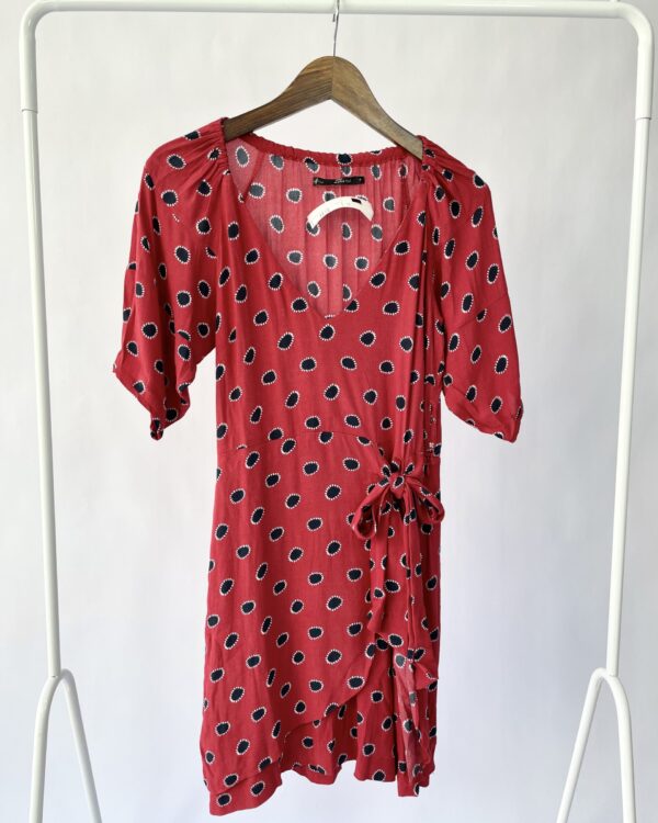 Vestido curto vermelho com estamp MARIA FILO - P - vendido sistema oto