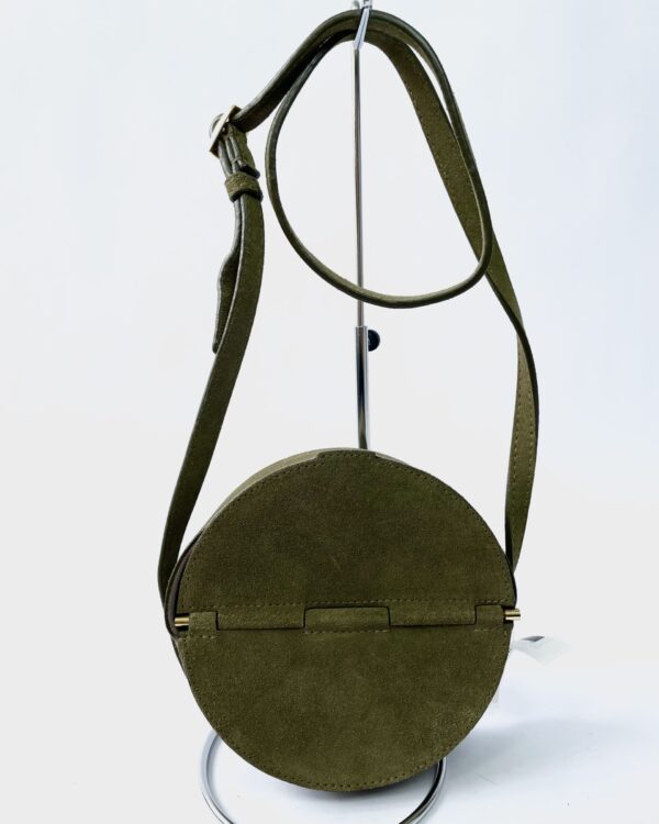 Bolsa camurça verde musgo T BAG - VENDIDO SISTEMA OTO