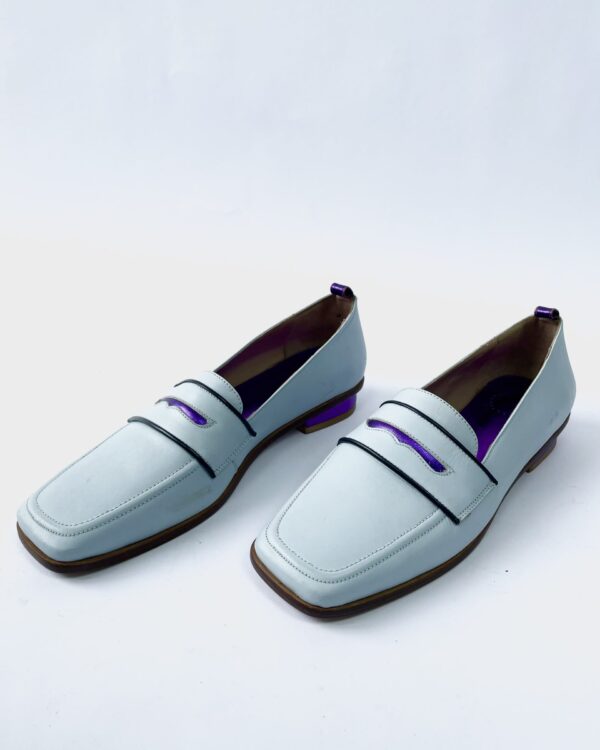 Mocassim azul claro MANOLITA - 36