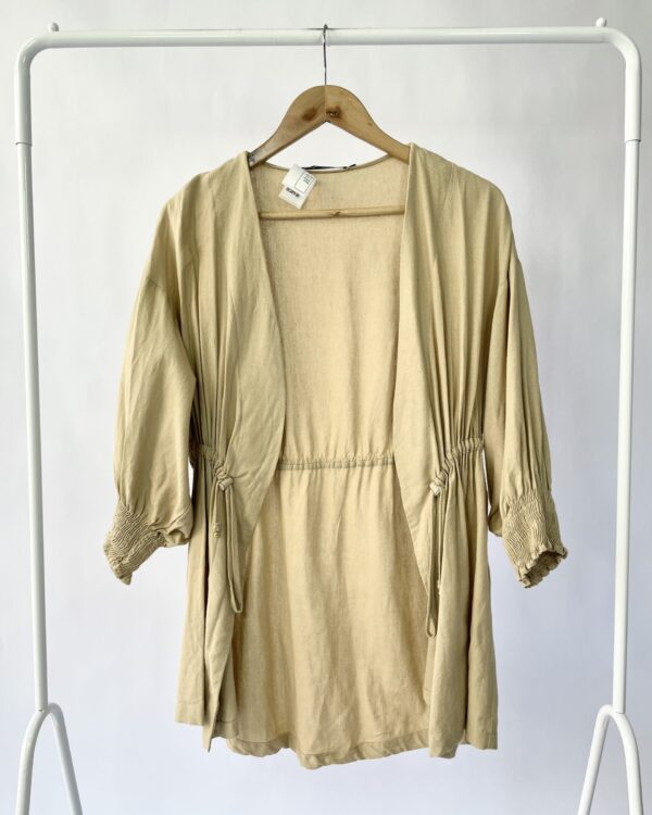 Parka bege MARIA FILO - M - VENDIDO SISTEMA OTO