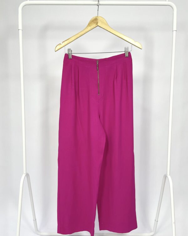 Calça pantalona rosa CRIS BARROS - 38 - VENDIDO SISTEMA OTO