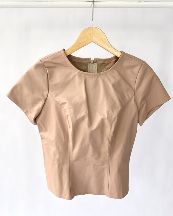 Blusa rosa claro couro MCBENNET - P