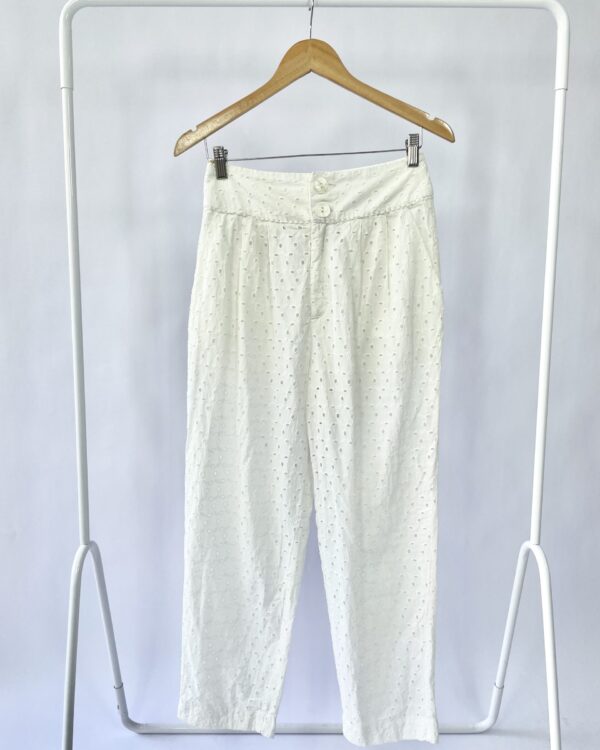 Calça branca laise FARM - P