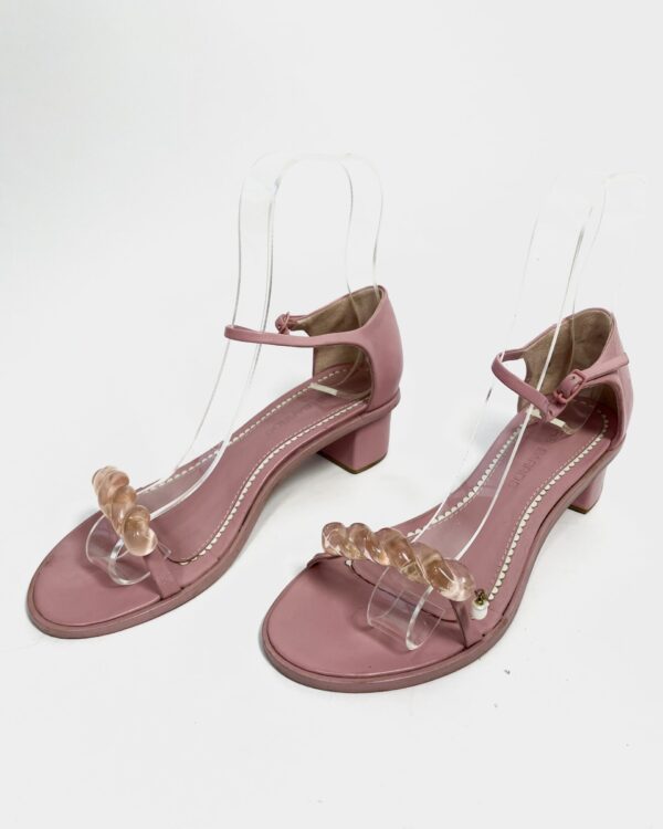 Sandalia rosa detalhes tiras CRIS BARROS - 37 - VENDIDO SISTEMA OTO