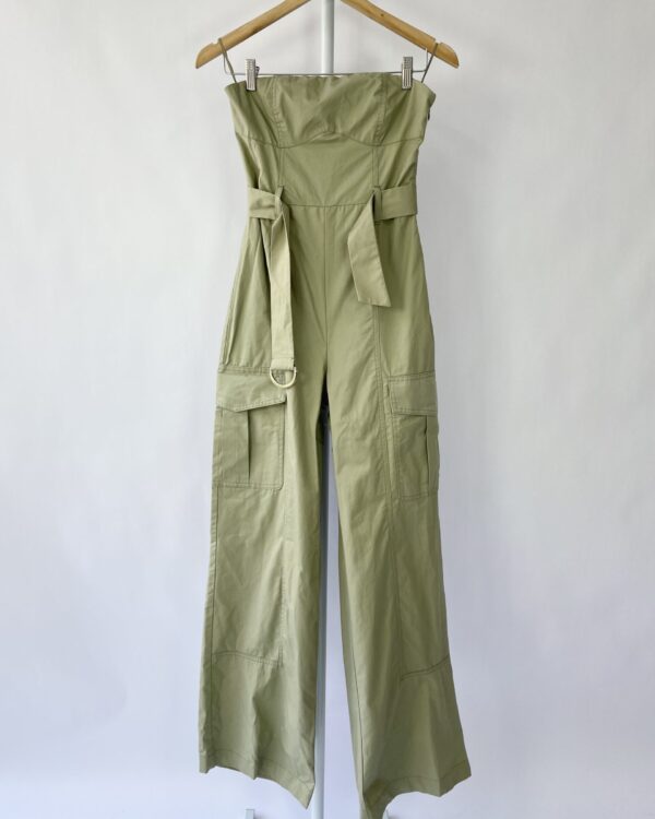 Macacão verde claro sem alça ZARA - PP