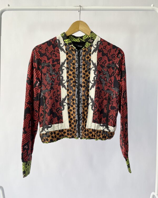 Bomber animal print jacare EVA - P - VENDIDO SISTEMA OTO