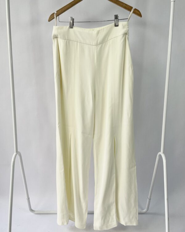 Calça pantalona off white CAROL BASSI - 40 - VENDIDO SISTEMA OTO