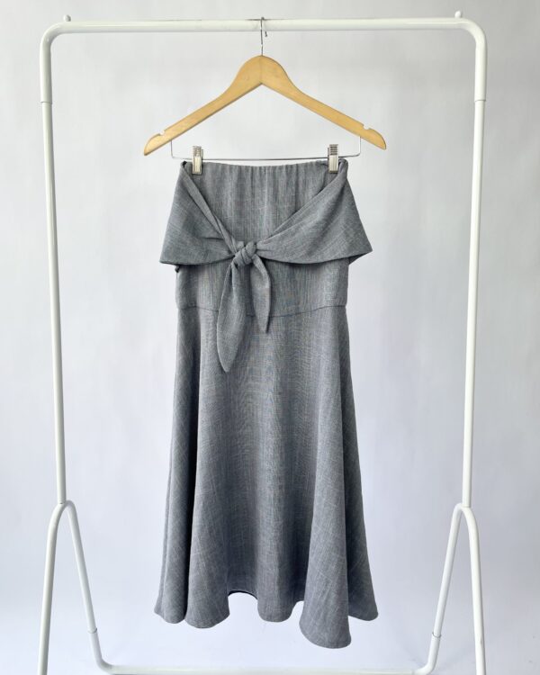 Saia longa amarraçao cos cinza MISSINCLOF - P - VENDIDO SISTEMA OTO