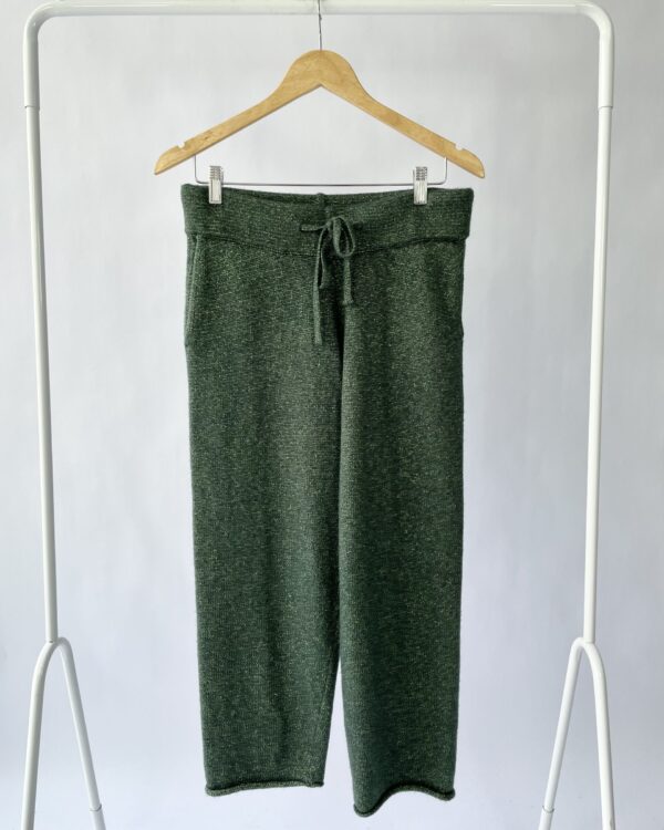 Calça verde tricot com lurex ZARA - M VENDIDO SISTEMA OTO