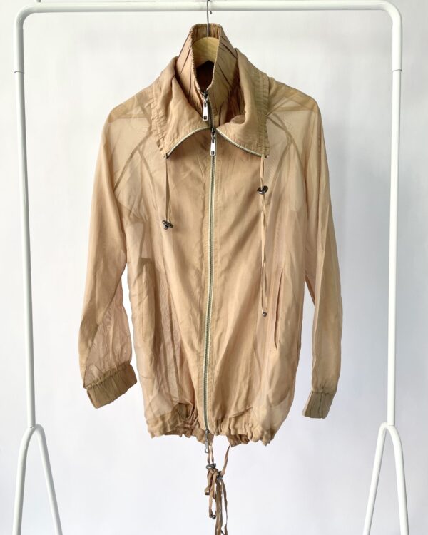 Parka transparente marrom ANIMALE - P - VENDIDO SISTEMA OTO