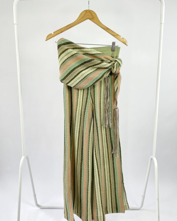 Calça listrada fios de lurex MARIA FILO - P *coleção atual* - VENDIDO SISTEMA OTO