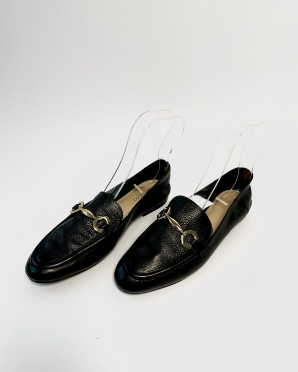 Mocassim preto fivelas AREZZO - 36 - VENDIDO SISTEMA OTO