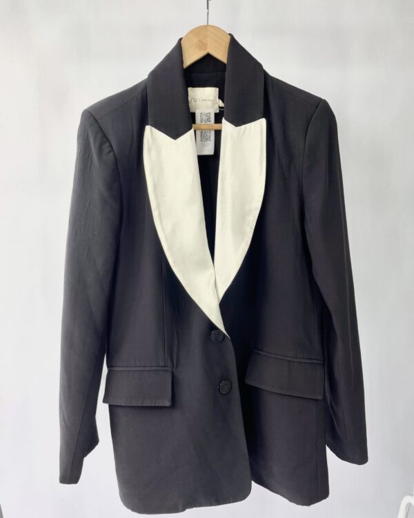 Blazer oversized bicolor NV - P - VENDIDO SISTEMA OTO