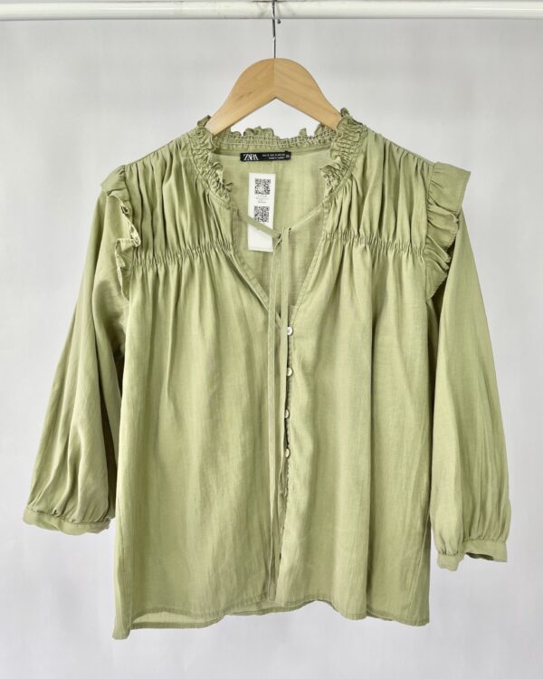 Bata verde oliva ZARA - P - VENDIDO SISTEMA OTO