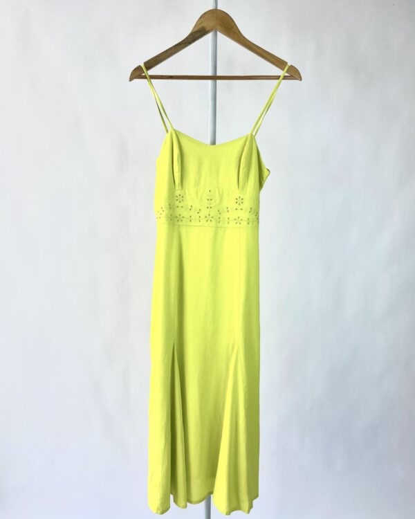 Vestido verde limao ANDREA SILVA - P *NUNCA USADO* - VENDIDO SISTEMA OTO