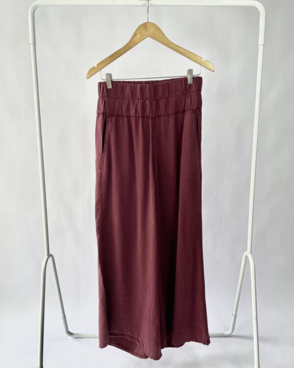 Calça pantalona cos largo bordo J CHERMAN - 38