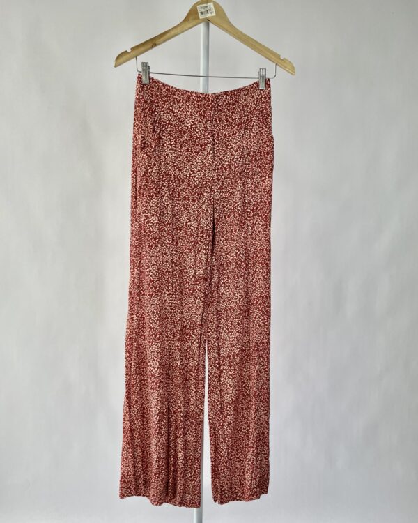 Calça estampada vermelha VIX - P - VENDIDO SISTEMA OTO