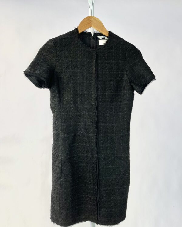 Vestido curto preto de tweed ZARA - P *nunca usado* - VENDIDO SISTEMA OTO