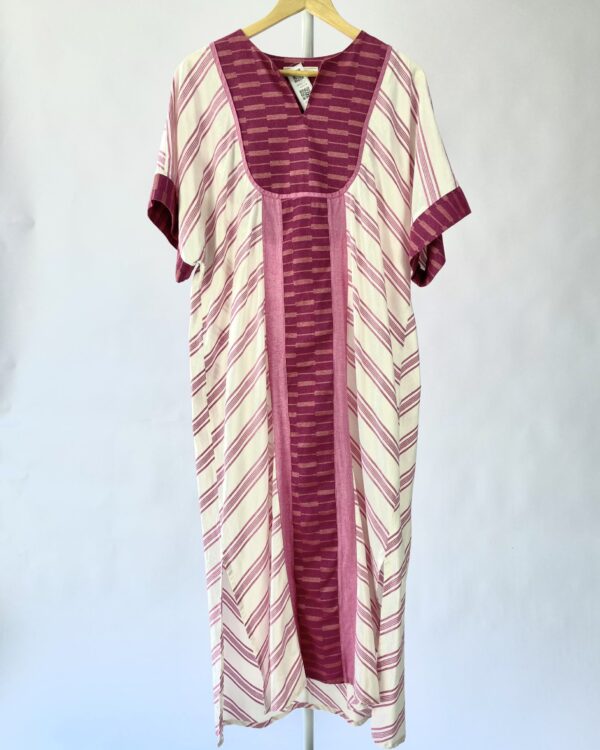 Vestido com roxo linho MISSINCLOF - P - VENDIDO SISTEMA OTO